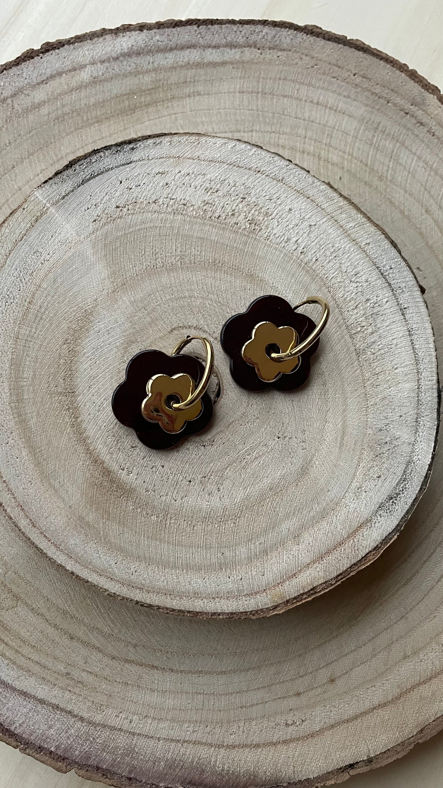 Boucles d’oreilles Rosée