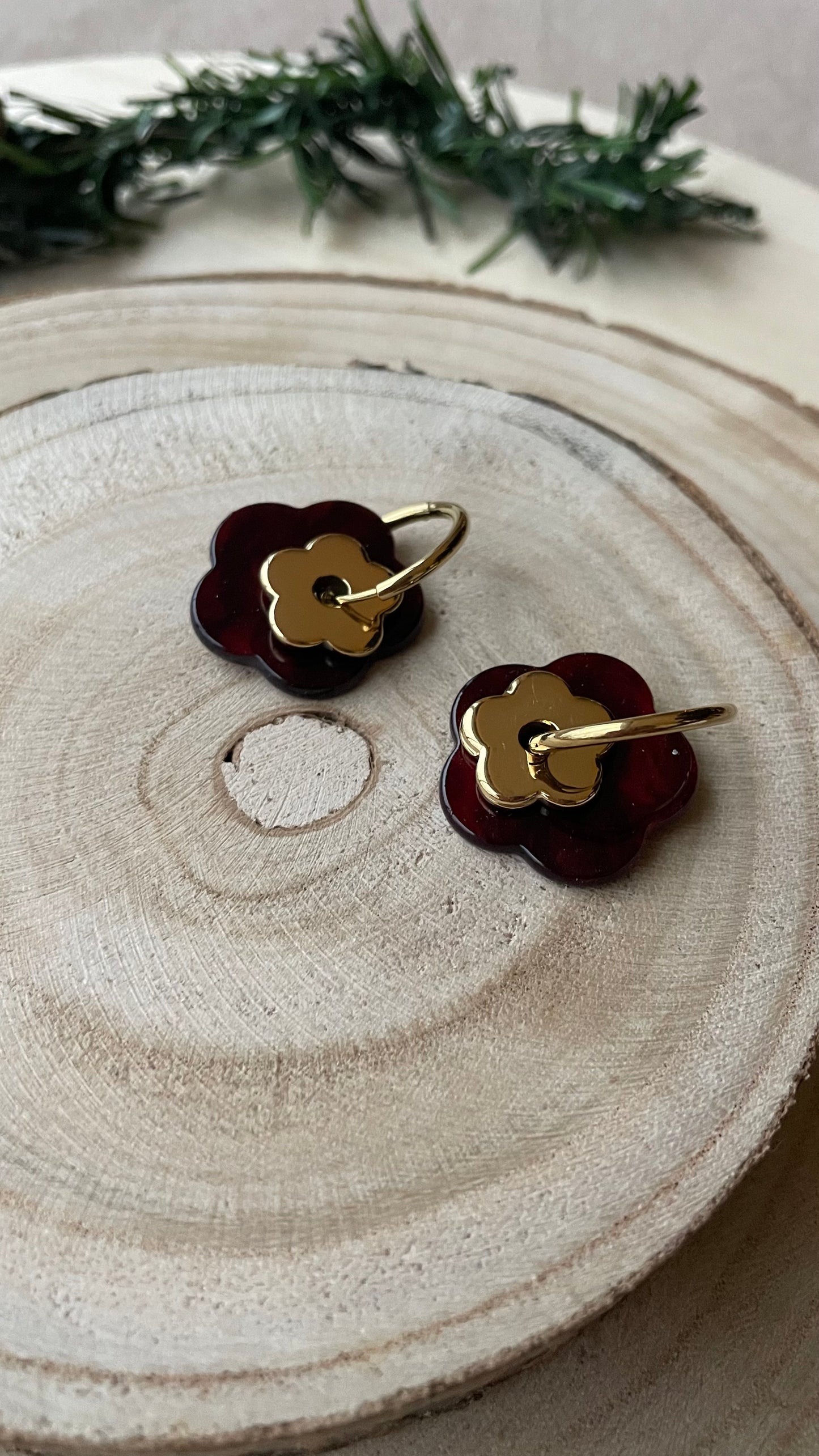 Boucles d’oreilles Rosée